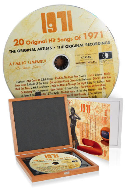 CD 1971 Musik-Hits in Luxusbox