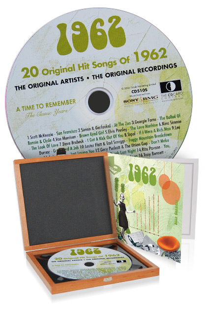CD 1962 Musik-Hits in Luxusbox