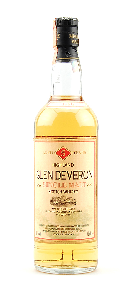 Whisky 1986 Glen Deveron 5 years old