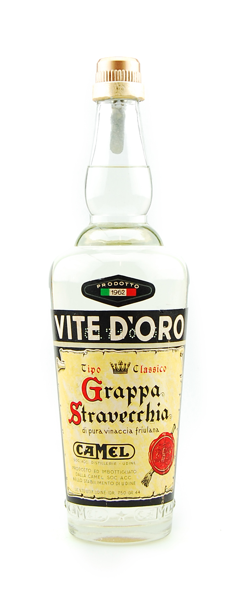 Grappa 1962 Camel Vite d´Oro Stravecchia