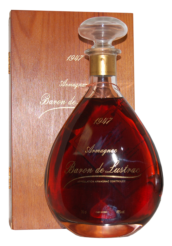 Armagnac 1947 Lustrac Karaffe