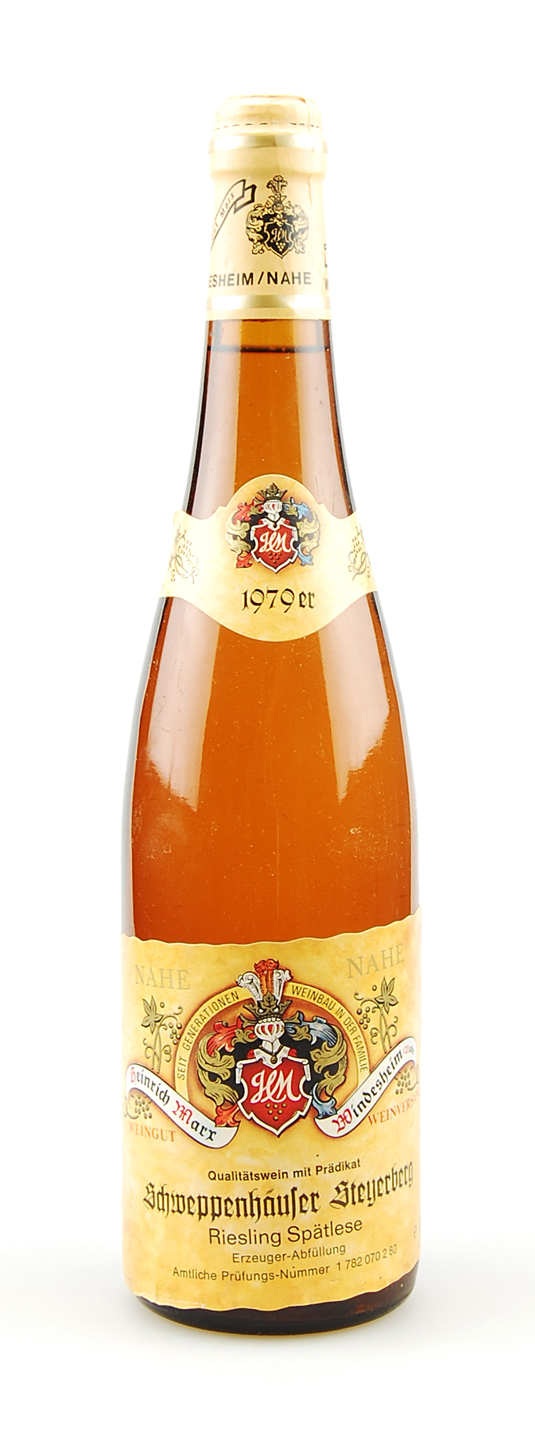 Wein 1979 Schweppenhäuser Steyerberg Riesling Spätlese