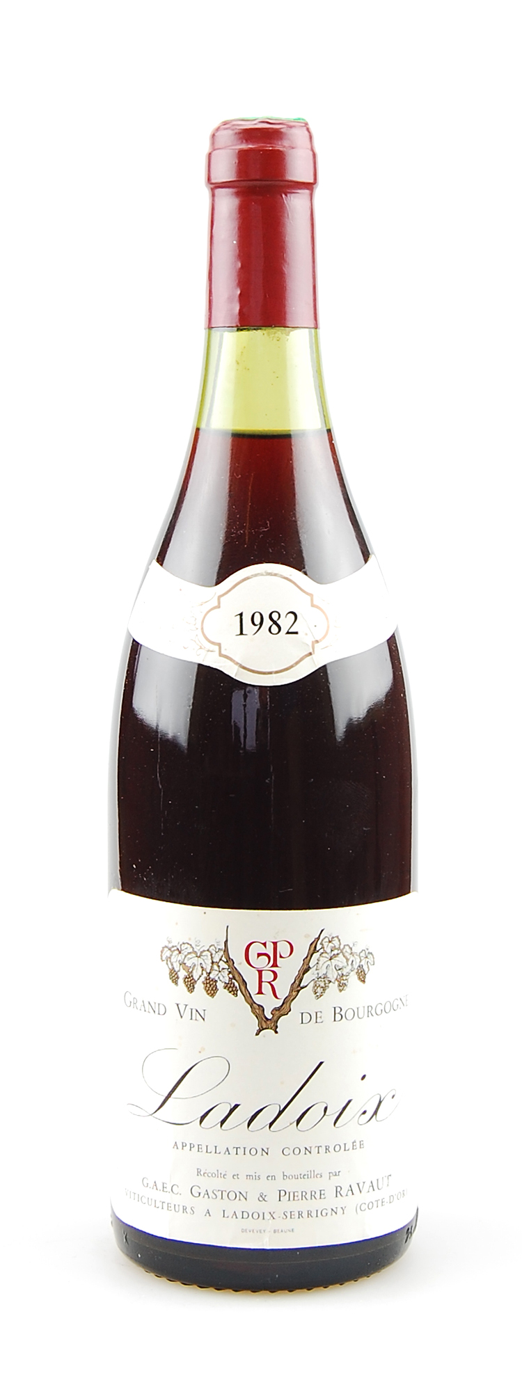 Wein 1982 Ladoix Gaston & Pierre Ravaut
