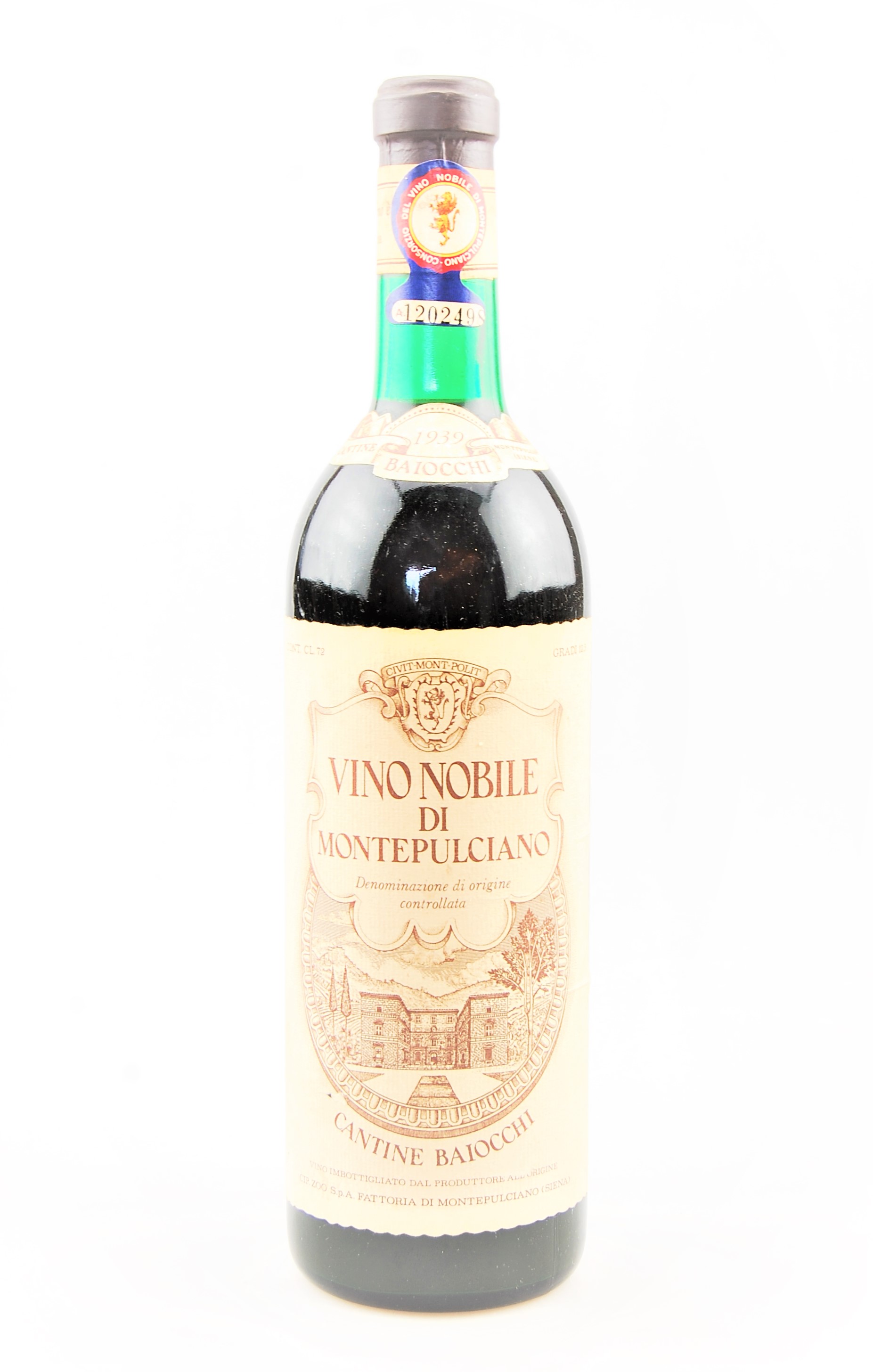 Wein 1939 Vino Nobile di Montepulciano Baiocchi