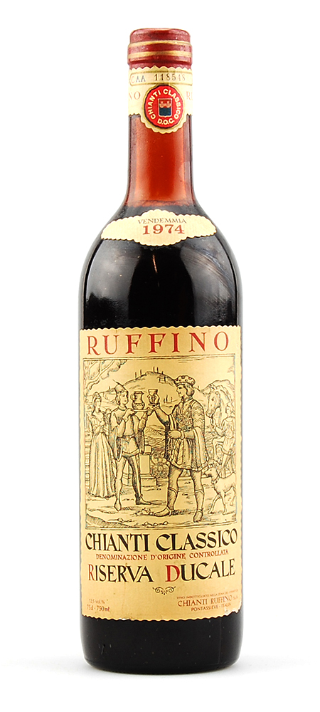 Wein 1974 Chianti Classico Ruffino Riserva Ducale
