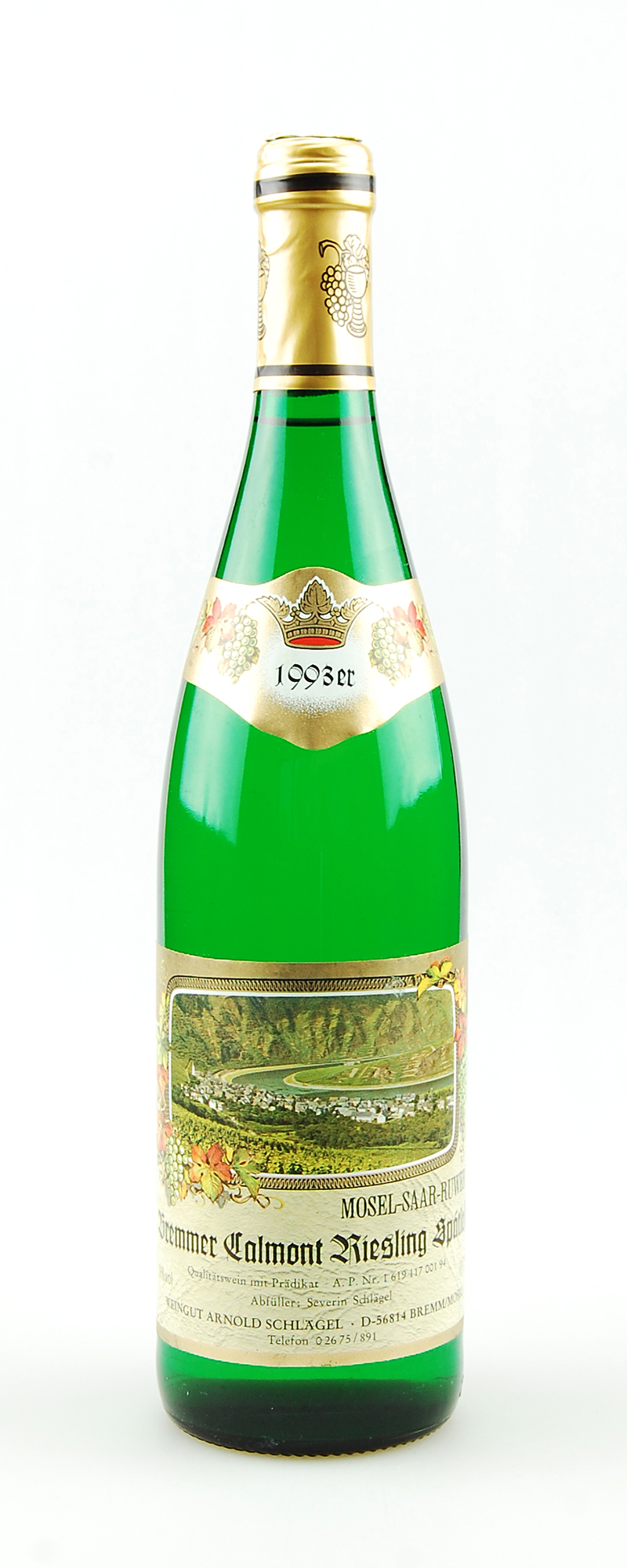 Wein 1993 Bremmer Calmont Riesling Spätlese
