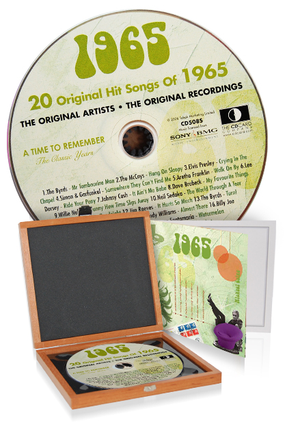 CD 1965 Musik-Hits in Luxusbox
