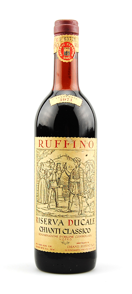 Wein 1971 Chianti Classico Ruffino Riserva Ducale