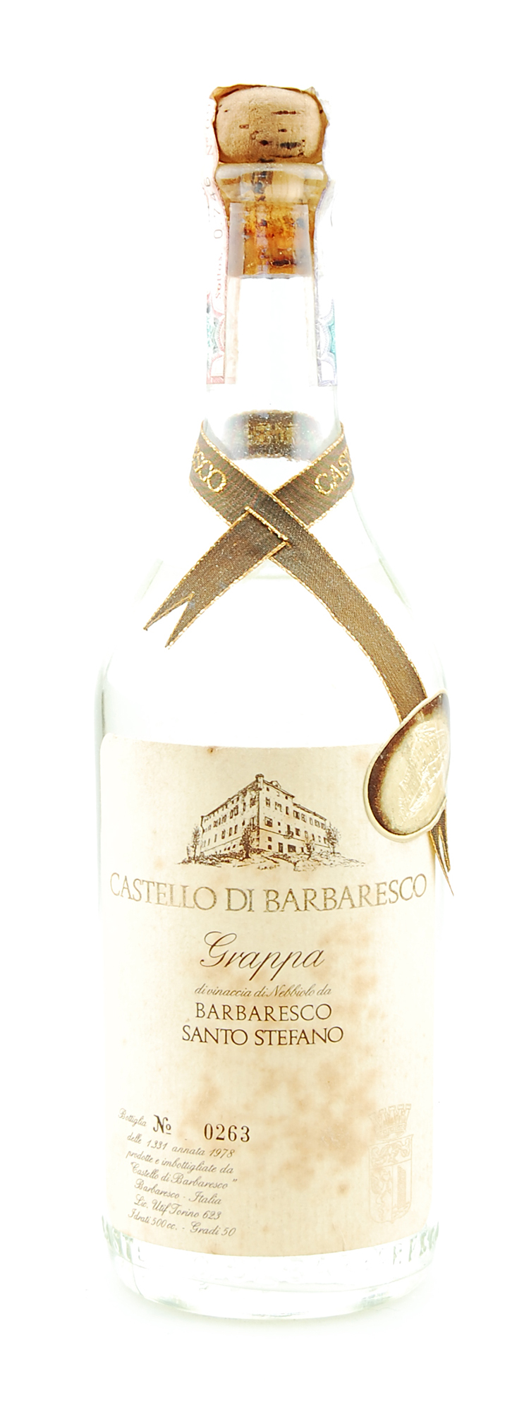 Grappa 1978 Barbaresco Santo Stefano Castello di Barbaresco