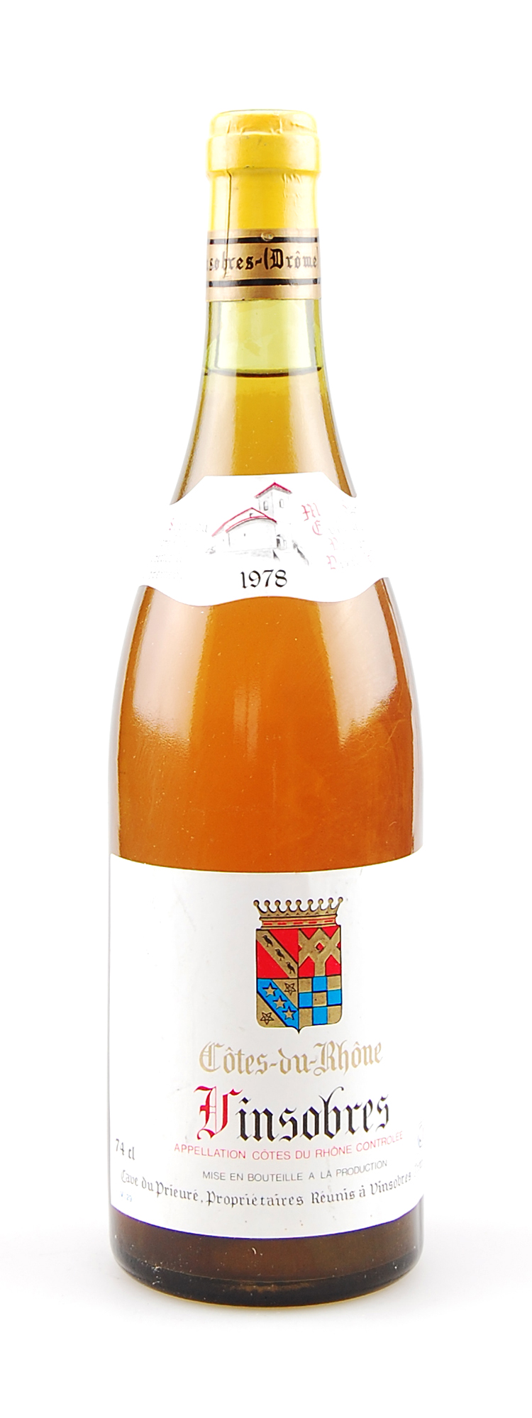 Wein 1978 Vinsobres Cotes du Rhone Cave du Prieure