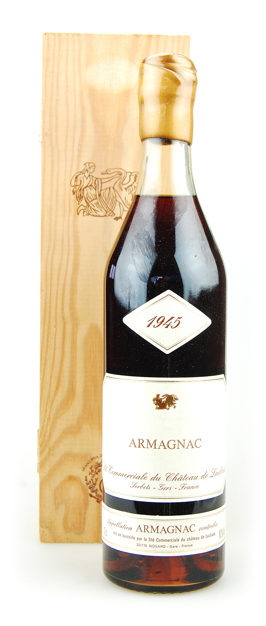 Armagnac 1945 Armagnac Chateau de Laubade in OHK