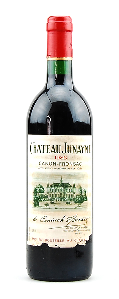 Wein 1986 Chateau Junayme Appelation Canon-Fronsac