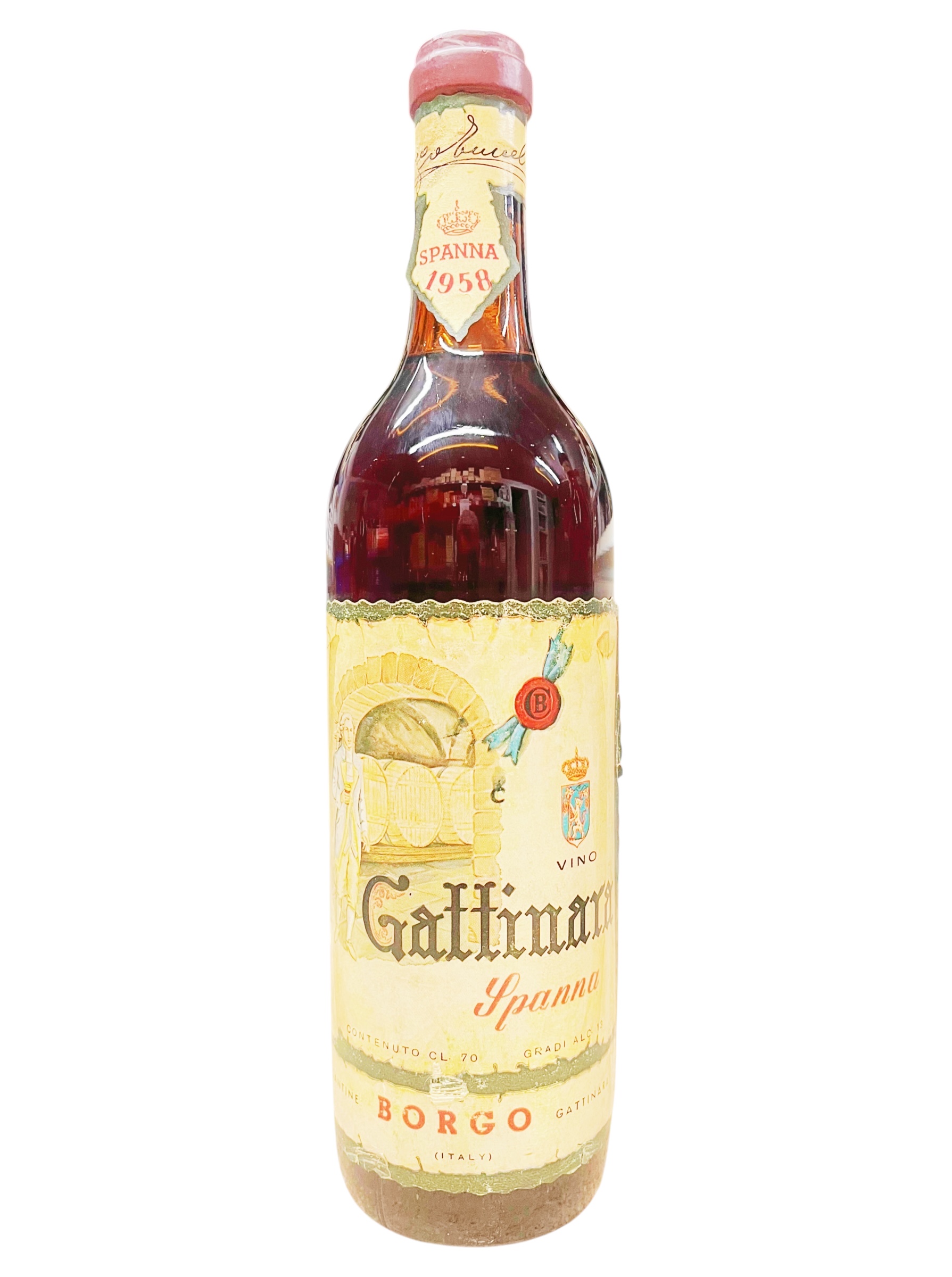 Wein 1958 Gattinara Spanna Cantine Borgo