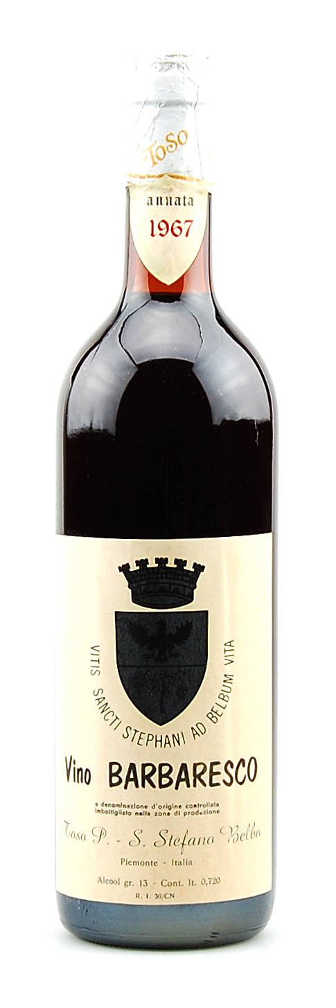Wein 1967 Barbaresco P. Toso - Stefano Belbo
