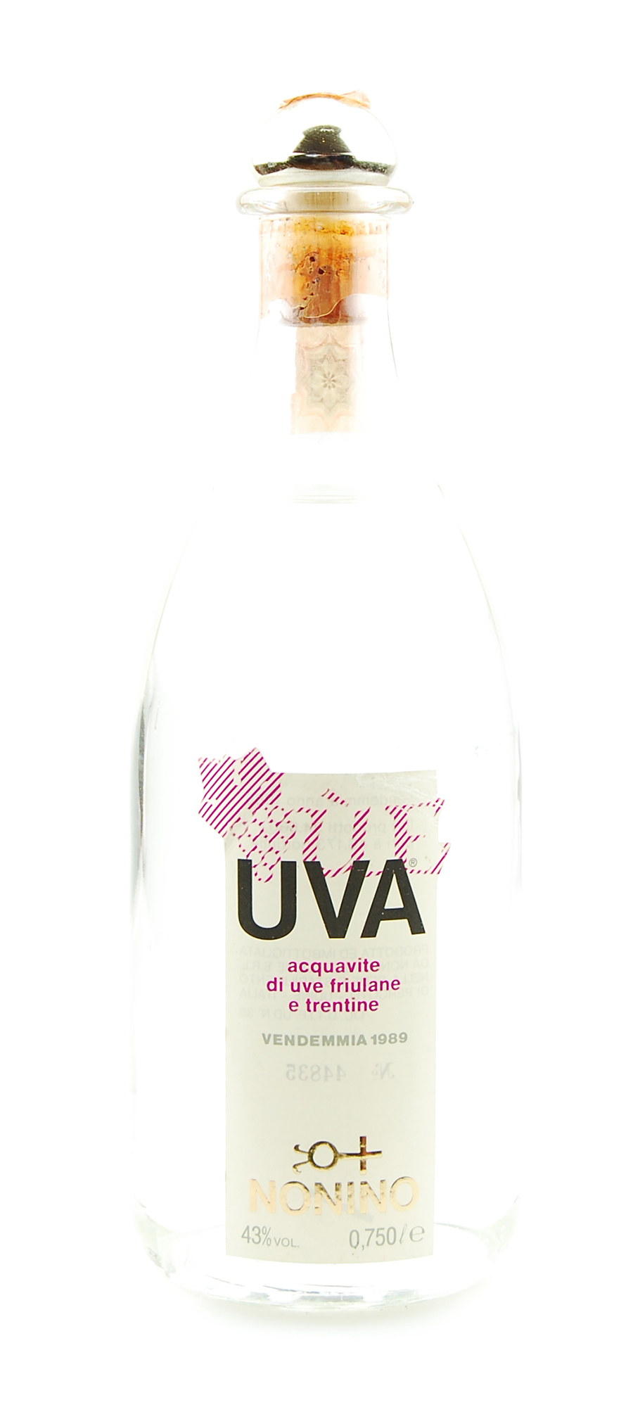 Grappa 1989 Acquavite UE Uvabianca Nonino