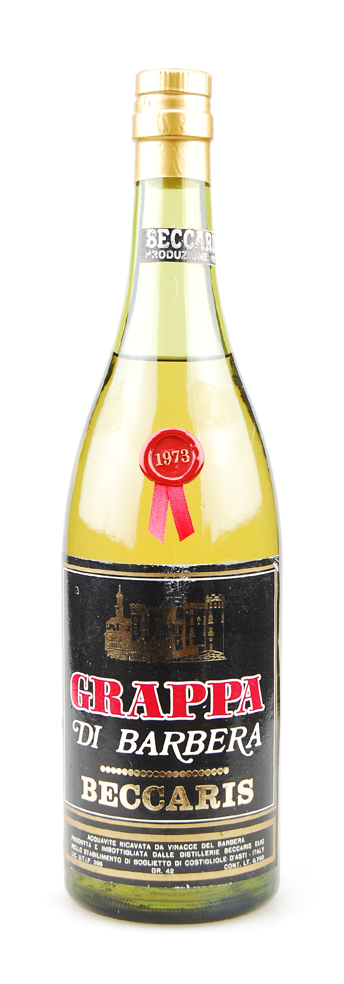 Grappa 1973 di Barbera Elio Beccaris