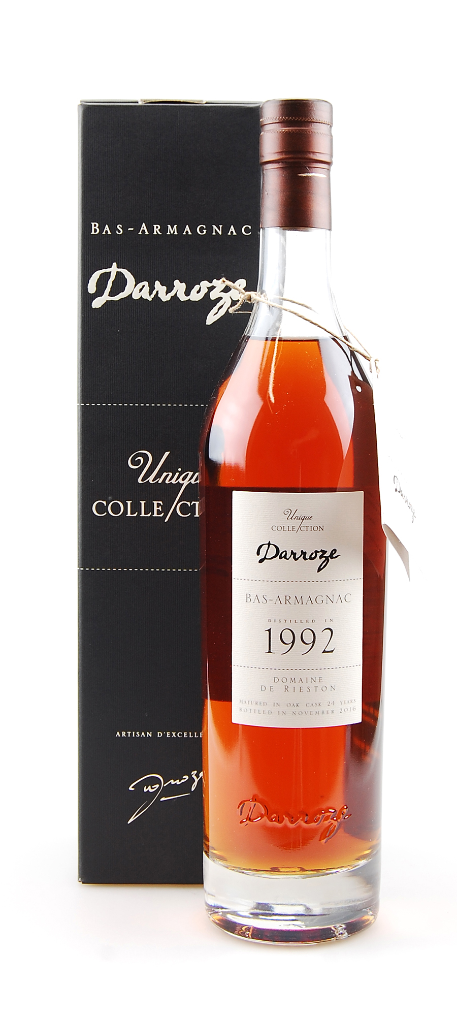 Armagnac 1992 Bas-Armagnac Darroze Domaine de Rieston