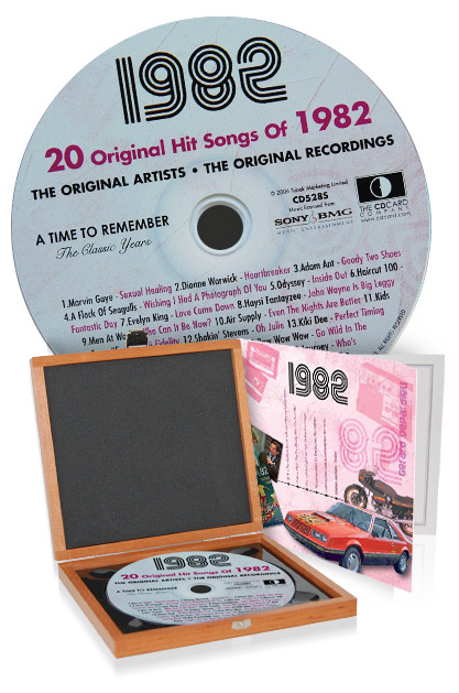 CD 1982 Musik-Hits in Luxusbox