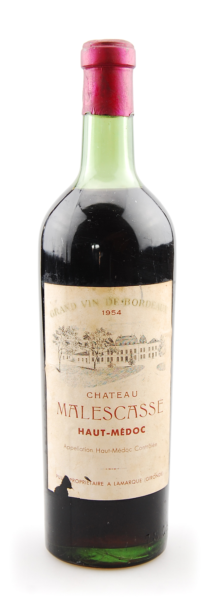 Wein 1954 Chateau Malescasse Haut-Medoc