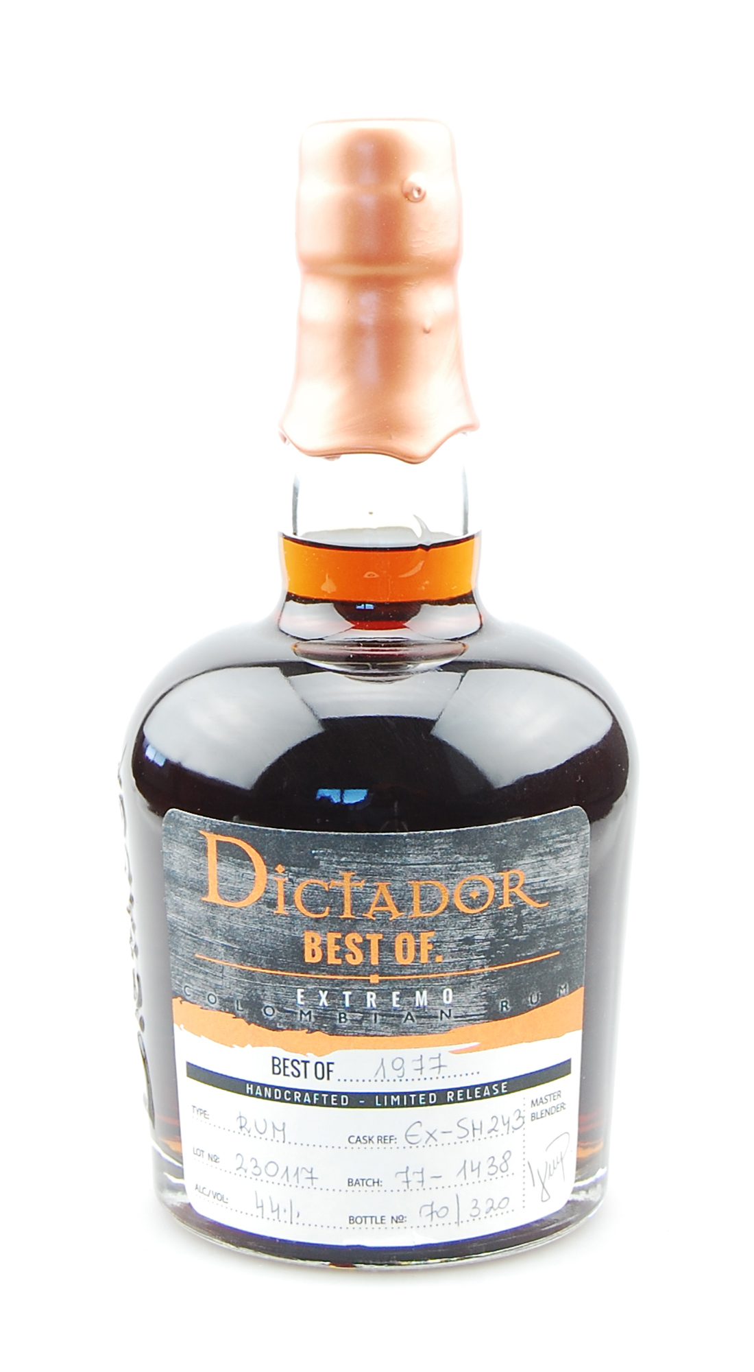 Rum 1977 Dictador Vintage Single Cask 40 Jahre