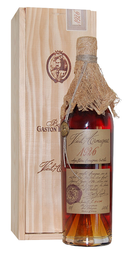 Armagnac 1926 Bas-Armagnac Baron Gaston Legrand
