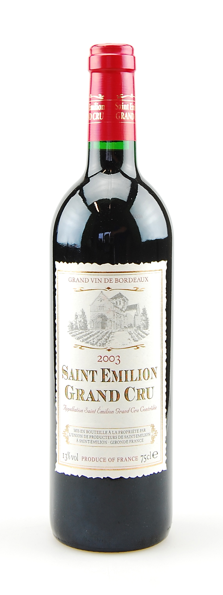 Wein 2003 Grand Cru Saint Emilion Union de Producteurs
