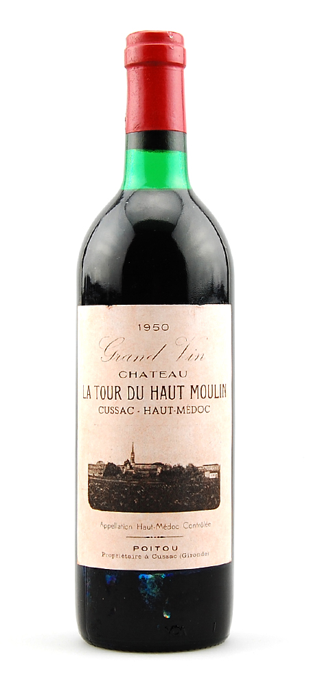 Wein 1950 Chateau La Tour du Haut Moulin Haut-Medoc