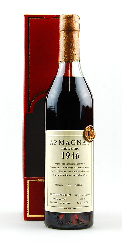 Armagnac 1946 Ryst-Dupeyron