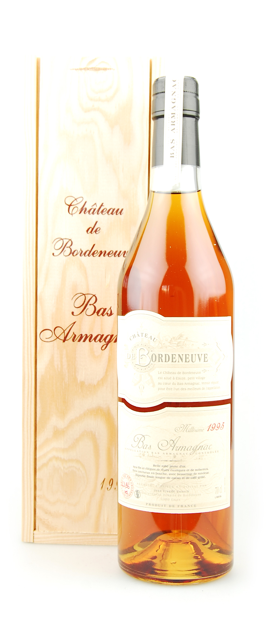 Armagnac 1995 Bas-Armagnac Chateau de Bordeneuve