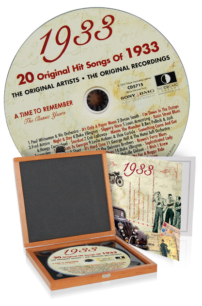 CD 1933 Musik-Hits in Luxusbox