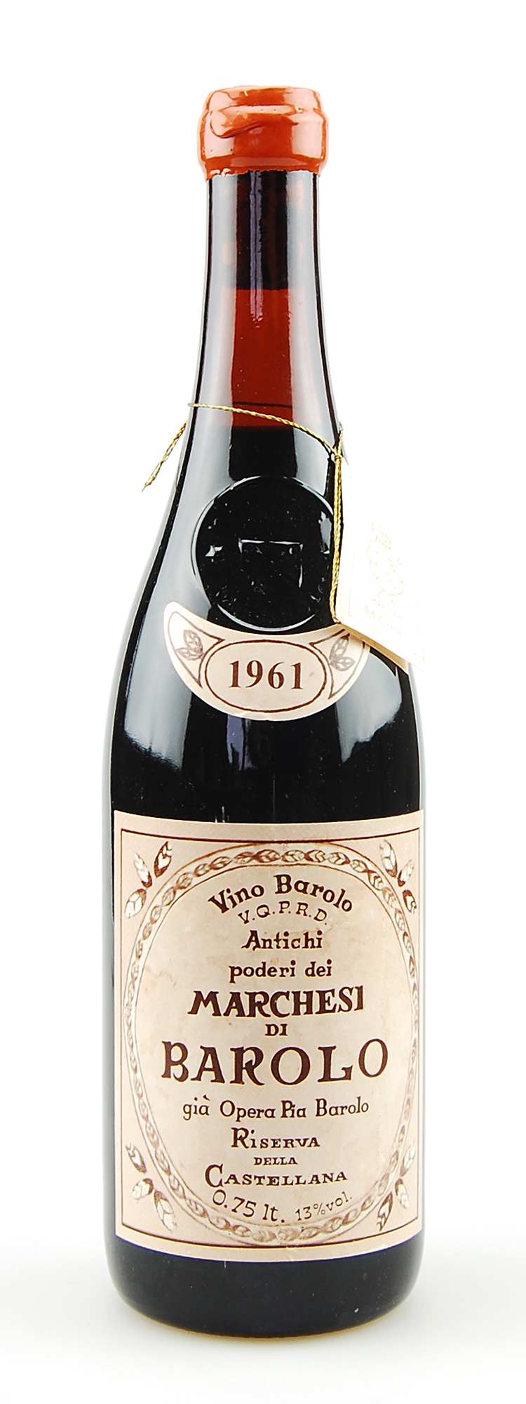 Wein 1961 Barolo Riserva Marchesi di Barolo Gia Opera