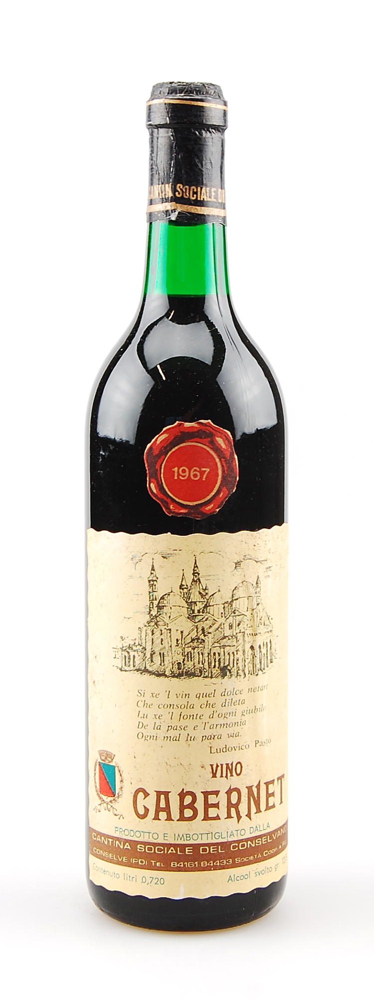 Wein 1967 Cabernet Cantina Sociale del Conselvano