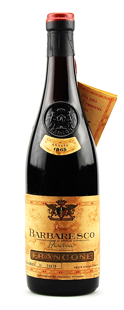 Wein 1965 Barbaresco Francone Riserva Numerata