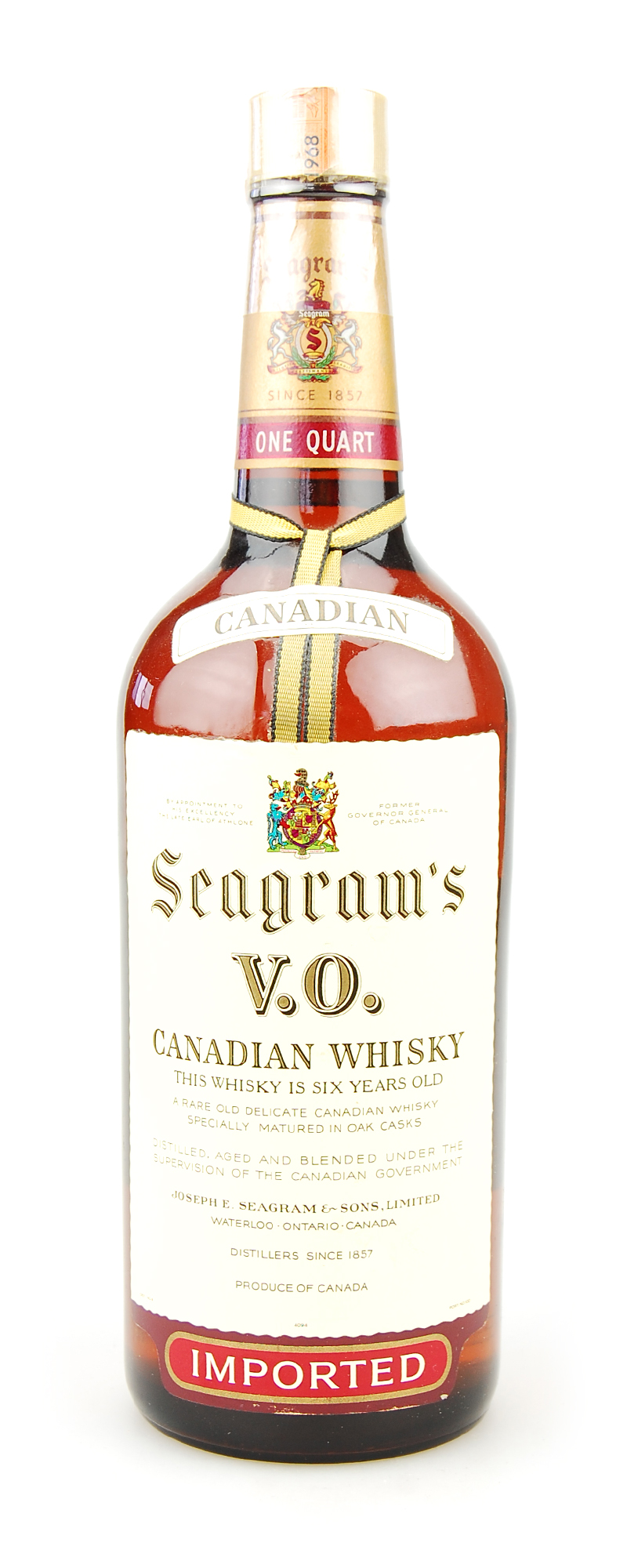 Whisky 1968 Seagram´s V.O. Canadian Whisky