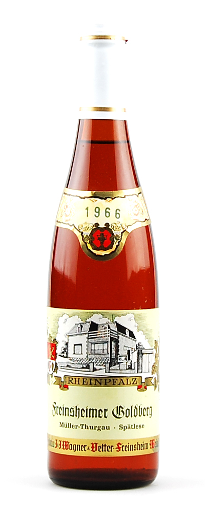 Wein 1966 Freinsheimer Goldberg Spätlese Müller-Thurgau
