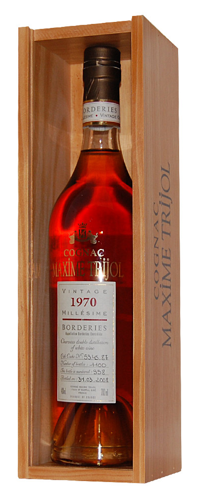 Cognac 1970 Maxime Trijol Borderies