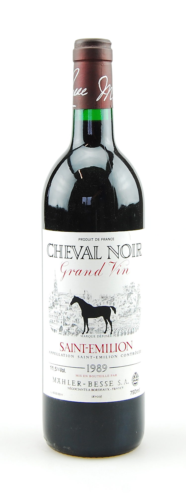 Wein 1989 Chateau Cheval Noir Saint-Emilion