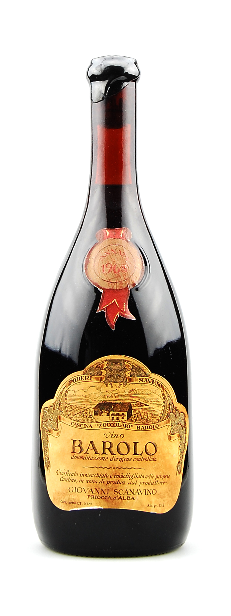 Wein 1968 Barolo Scanavino Cascina Zoccolaio