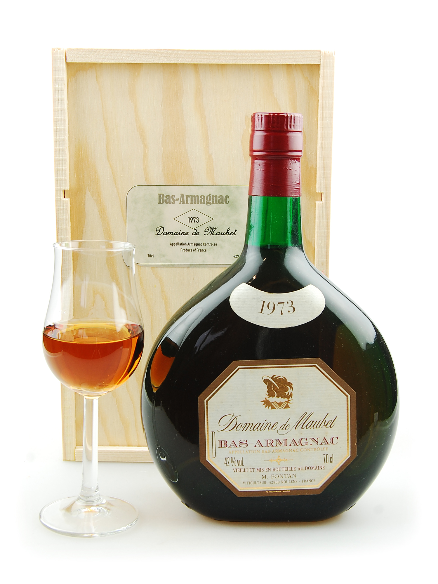 Armagnac 1973 Bas-Armagnac Domaine de Maubet