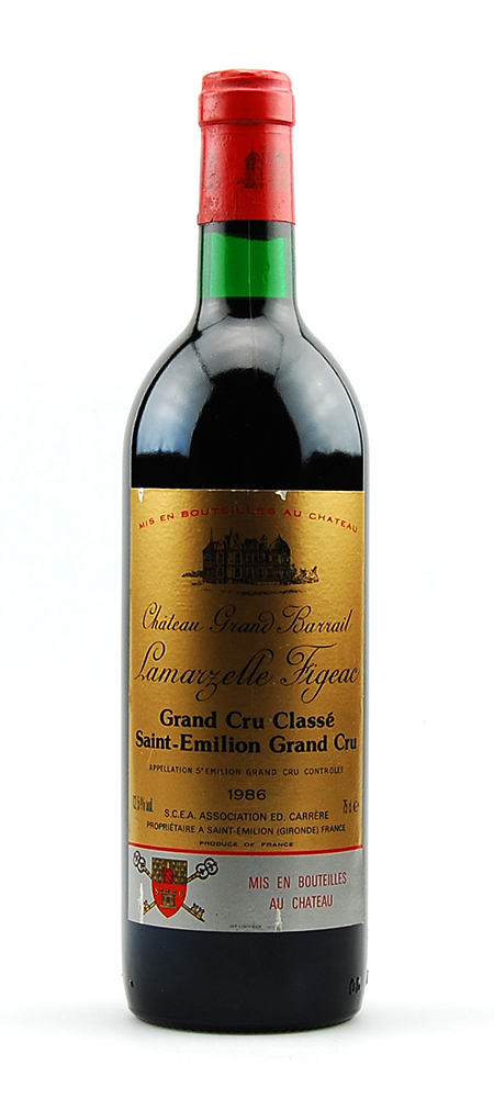 Wein 1986 Chateau Grand Barrail Lamarzelle Figeac