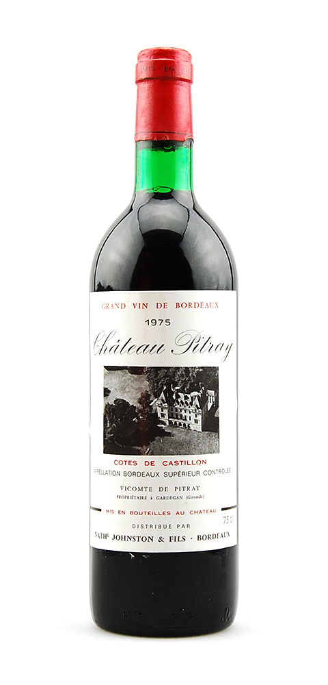 Wein 1975 Chateau Pitray Grand Vin de Bordeaux