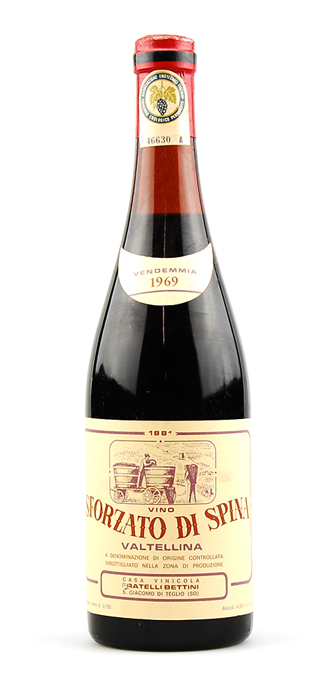 Wein 1969 Sforzato di Spina Fratelli Bettini
