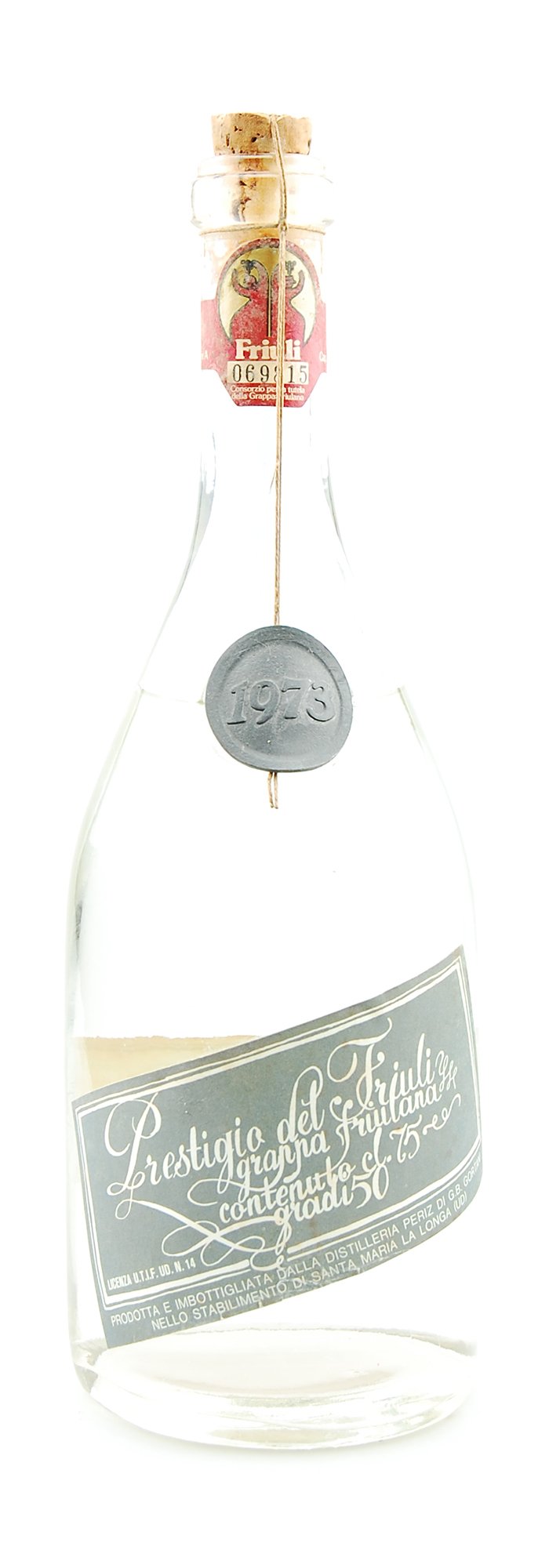 Grappa 1973 Friulana Prestigio del Friuli Gortani