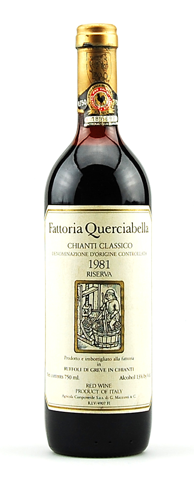 Wein 1981 Chianti Classico Riserva Querciabella