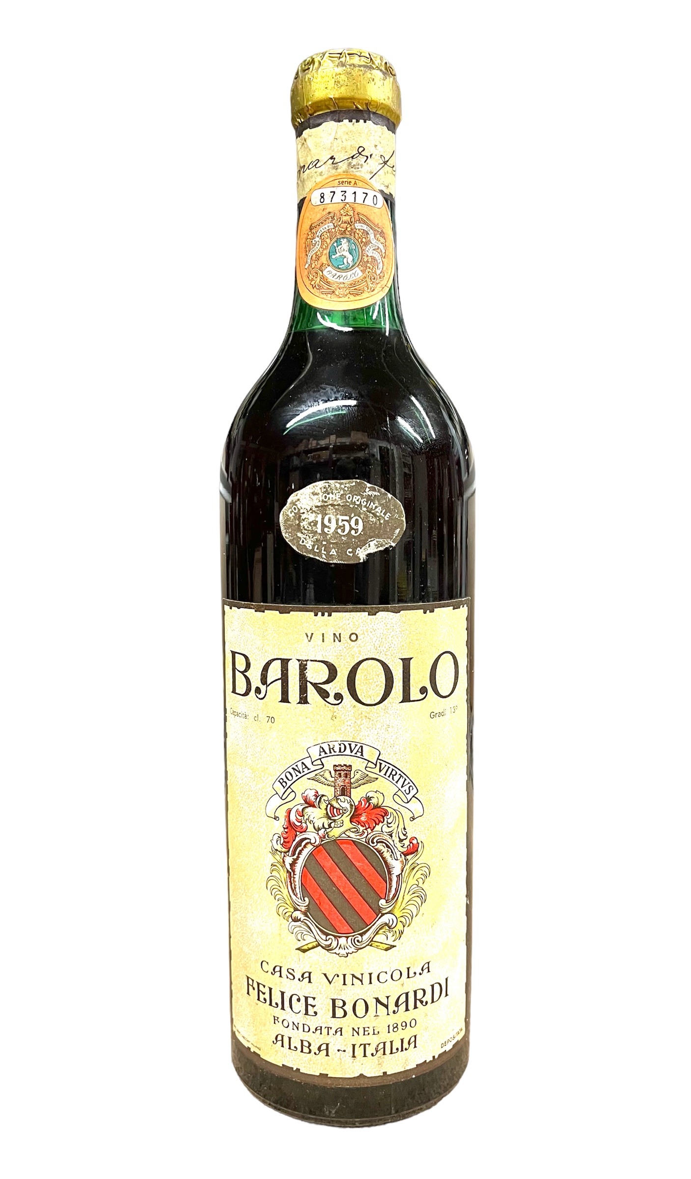 Wein 1959 Barolo Felice Bonardi