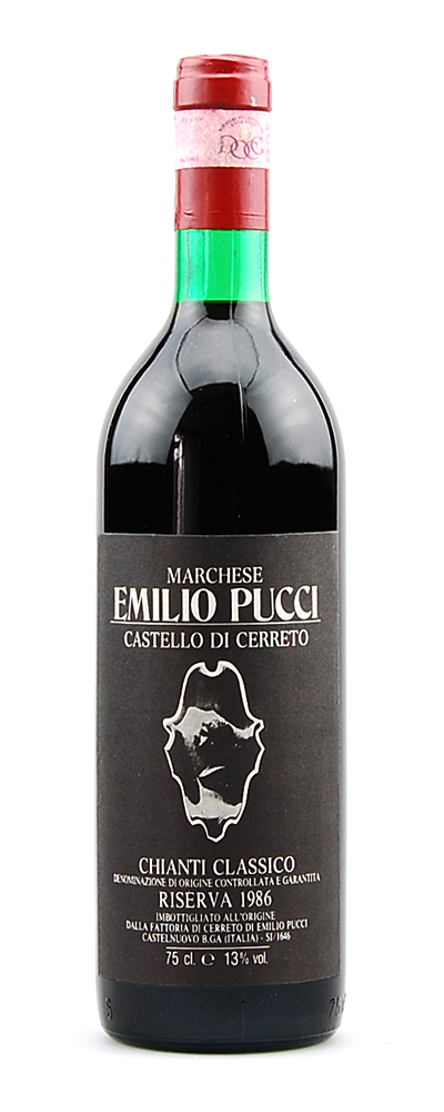 Wein 1986 Chianti Classico Riserva Castello di Ceretto