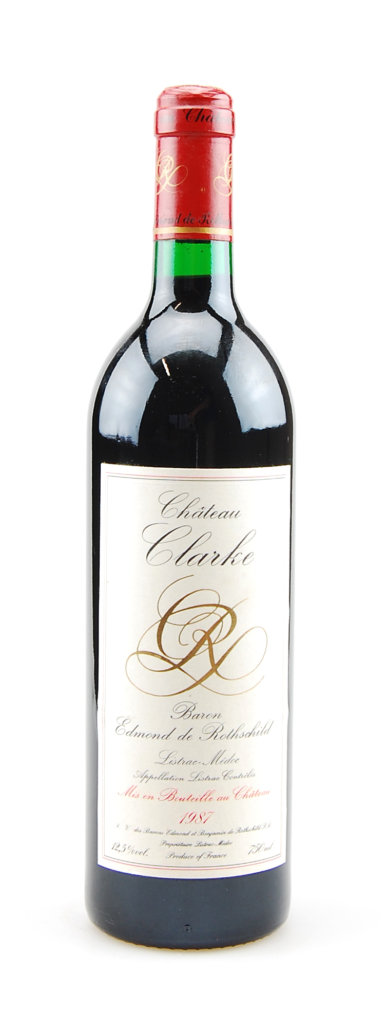 Wein 1987 Chateau Clarke Baron de Rothschild Listrac