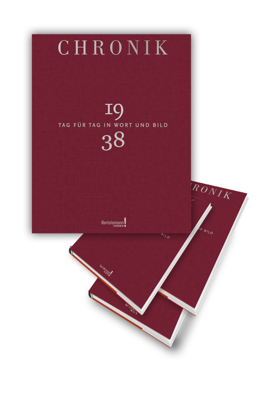 Chronik 1938 Jahrgangsband, Holzkiste und Gravur möglich!