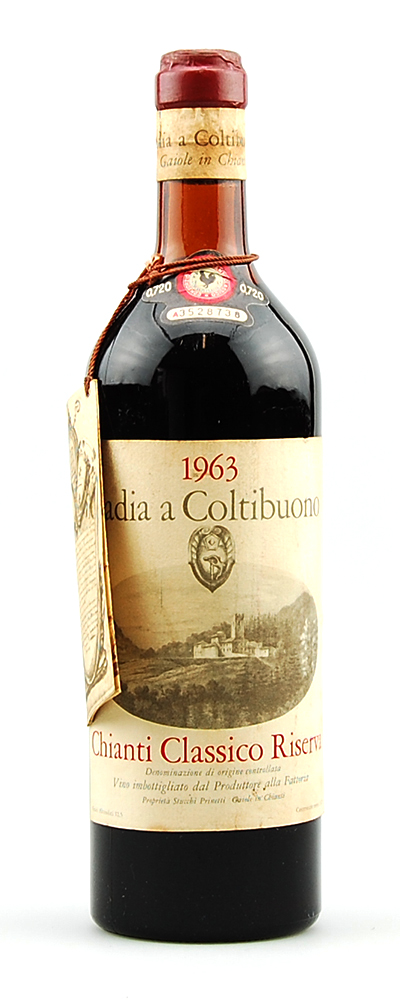 Wein 1963 Chianti Classico Badia a Coltibuono Riserva