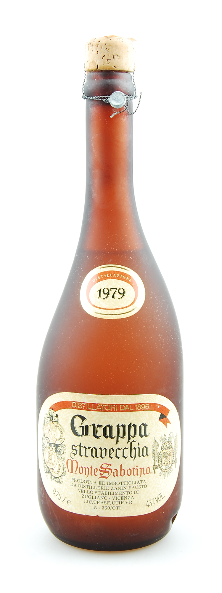 Grappa 1979 Monte Sabotino Stravecchia Zanin